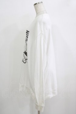 画像2: NieR Clothing / プリントSWEAT  2XL 白 H-25-10-04-053-PU-TO-KB-ZH