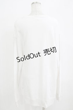 画像3: NieR Clothing / プリントSWEAT  2XL 白 H-25-10-04-053-PU-TO-KB-ZH