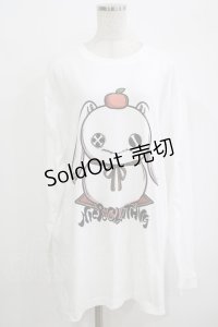 NieR Clothing / COTTON LONG CUTSEW XL 白 H-25-10-04-054-PU-TO-KB-ZH