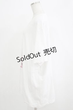 画像2: NieR Clothing / プリントCOTTON CUTSEW XL 白 H-25-10-04-056-PU-TO-KB-ZT374