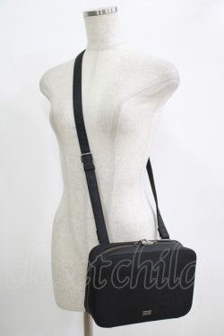 画像1: Jean Paul GAULTIER / ロゴプレートショルダー  黒 H-25-10-04-063-GO-BG-KB-ZH