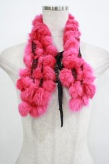 MARBLE / ファーティペット  ピンク H-25-10-04-065-GO-ZA-KB-ZH