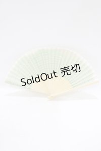 Q-pot. / ミントチョコレート扇子  ミント H-25-10-04-069-QP-ZA-KB-ZH