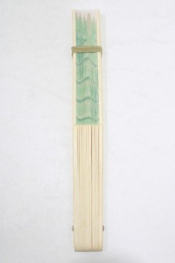 画像4: Q-pot. / ミントチョコレート扇子  ミント H-25-10-04-069-QP-ZA-KB-ZH