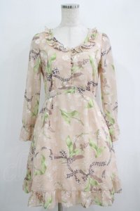 MILK / Lilybellシアードレス  ハニーベージュ H-25-10-04-009-ML-OP-KB-ZH