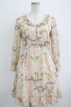 画像1: MILK / Lilybellシアードレス  ハニーベージュ H-25-10-04-009-ML-OP-KB-ZH