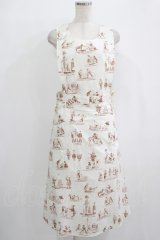 Jane Marple Dans Le Salon / La dinetteのエプロンドレス  アイボリー H-25-10-04-002-JM-OP-KB-ZH