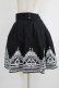 画像2: Restyle / HENNA SKIRT XL ブラック×ホワイト H-25-10-04-018-GO-SK-KB-ZH (2)