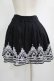 画像3: Restyle / HENNA SKIRT XL ブラック×ホワイト H-25-10-04-018-GO-SK-KB-ZH (3)
