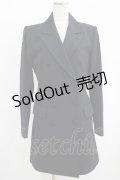 Jean Paul GAULTIER / ダブルボタンロングジャケット 40 ブラック H-25-10-04-019-GO-JA-KB-ZH