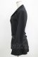 画像2: Jean Paul GAULTIER / レザーベルト付シャツジャケット FEMME/40 ブラック H-25-10-04-020-GO-JA-KB-ZH (2)