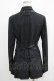 画像3: Jean Paul GAULTIER / レザーベルト付シャツジャケット FEMME/40 ブラック H-25-10-04-020-GO-JA-KB-ZH (3)
