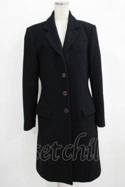画像1: Jean Paul GAULTIER / ウールロングコート 40 ブラック H-25-10-04-022-GO-CO-KB-ZH