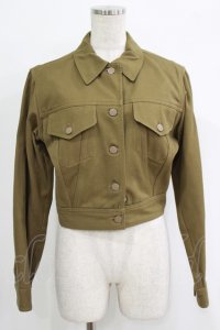 Jean Paul GAULTIER / コットンデニムジャケット 42 ブラウン H-25-10-04-023-GO-JA-KB-ZH