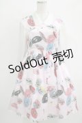 MILK / CDドレス  ベビーピンクカラフル H-25-10-04-003-ML-OP-KB-ZH