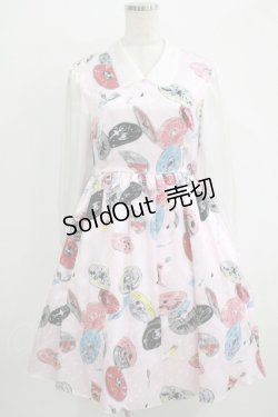画像1: MILK / CDドレス  ベビーピンクカラフル H-25-10-04-003-ML-OP-KB-ZH
