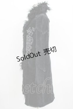 画像2: ALGONQUINS / 2Wayファー付コート  黒 H-25-10-04-025-AL-CO-KB-ZH