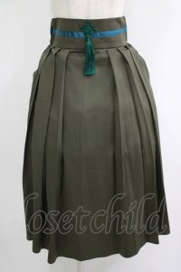 Favorite / 和心ひめた袴風スカート Free カーキ H-25-10-05-025-LO-SK-NS-ZH