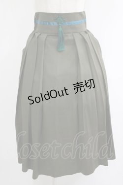 画像1: Favorite / 和心ひめた袴風スカート Free カーキ H-25-10-05-025-LO-SK-NS-ZH