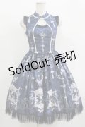Forest Wardrobe（海外ロリータブランド） / 冷画屏ワンピース　 S ネイビー H-25-10-05-003-LO-OP-YZ-ZH