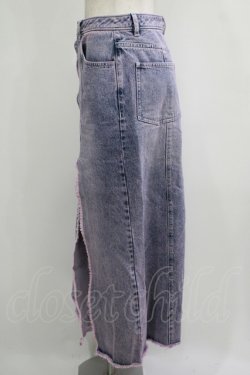画像2: Fickle Bebe / RIPPED BLEACH DENIM SKIRT 1 ウォッシュ H-25-10-05-036-0-SK-NS-ZH