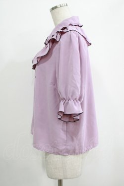 画像2: DearMyLove / フリルブラウス LL ピンク H-25-10-05-038-EL-BL-NS-ZH