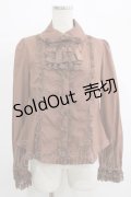 Angelic Pretty / Sweet Cream ジャボ付きブラウス Free ブラウン H-25-10-05-040-AP-BL-NS-ZH