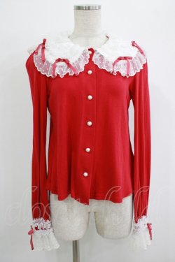 画像1: Angelic Pretty / フリルドールカットソー Free レッド H-25-10-05-042-AP-TO-NS-ZH