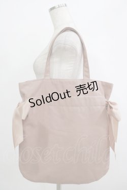 画像2: Maison de FLEUR / キャンバスダブルリボントートバッグ  モカブラウン H-25-10-05-047-LO-BG-NS-ZH