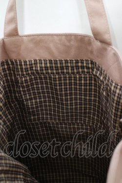 画像3: Maison de FLEUR / キャンバスダブルリボントートバッグ  モカブラウン H-25-10-05-047-LO-BG-NS-ZH