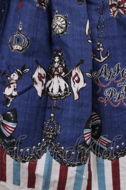 画像5: ALICE and the PIRATES / アリスのワンダーマリントレジャー柄ジャンパースカート Free ネイビー H-25-10-05-1006-PA-OP-NS-ZH