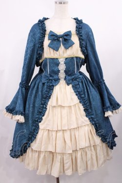 画像1: Henrietta / Victorian Dollワンピース 表記なし グリーン H-25-10-05-1008-LO-OP-NS-ZH