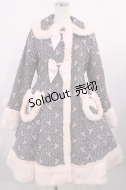 画像1: BABY,THE STARS SHINE BRIGHT / Dot Ribbonコート Free グレー H-25-10-05-1010-BA-CO-NS-ZH