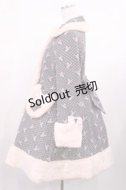 画像2: BABY,THE STARS SHINE BRIGHT / Dot Ribbonコート Free グレー H-25-10-05-1010-BA-CO-NS-ZH