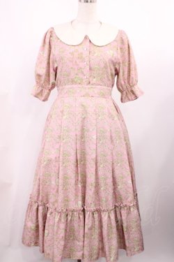 画像1: m petit by misako / NINA’Sコラボトワルドジュイワンピース S ピンク H-25-10-05-1002-LO-OP-NS-ZH
