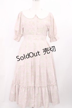 画像1: m petit by misako / NINA’Sコラボトワルドジュイワンピース S ピンク H-25-10-05-1002-LO-OP-NS-ZH