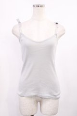 F&A / 肩リボンキャミソール Free サックス H-25-10-05-1018-LO-TO-NS-ZH