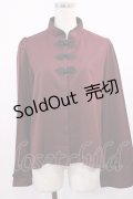 axes femme kawaii / メイリンブラウス M ボルドー H-25-10-05-1020-AX-BL-NS-ZH