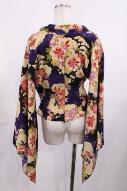 画像2: NO.S PROJECT / 大正浪漫カシュクール/紫苑の花籠 Free パープル H-25-10-05-1024-LO-BL-NS-ZH