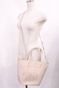 m petit by misako / AMハナパンチング2WAYバッグ  アイボリー H-25-10-05-1026-LO-BG-NS-ZH