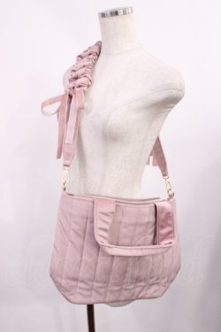 画像2: m petit by misako / NINA'Sコラボベロアリボン2wayバッグ  ピンク H-25-10-05-1027-LO-BG-NS-ZH