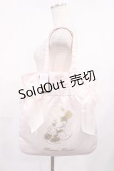 Maison de FLEUR / Minnie Mouse/ダブルリボントートバッグ  ライトピンク H-25-10-05-1029-LO-BG-NS-ZH