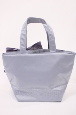 画像2: Maison de FLEUR / ローズリボン刺繍トートバッグ  ラベンダー H-25-10-05-1031-LO-BG-NS-ZH
