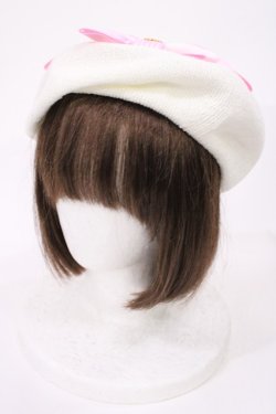 画像2: Angelic Pretty / Cuteストライプリボンサマーベレー  シロ H-25-10-05-1036-AP-AC-NS-ZH