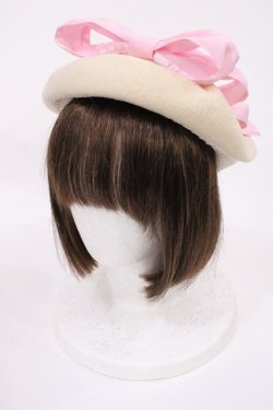 画像1: Angelic Pretty / ワイヤー入りリボンベレー  オフ H-25-10-05-1038-AP-AC-NS-ZH