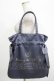 画像1: Maison de FLEUR / ダブルリボントートバッグ  グレー H-25-10-05-049-LO-BG-NS-ZH (1)