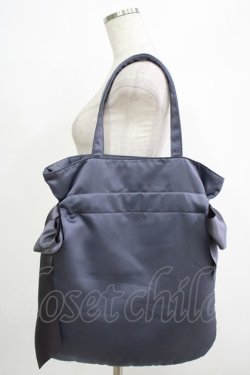 画像2: Maison de FLEUR / ダブルリボントートバッグ  グレー H-25-10-05-049-LO-BG-NS-ZH