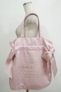 Maison de FLEUR / ダブルリボントートバッグ  ピンク H-25-10-05-051-LO-BG-NS-ZH