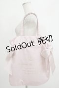 Maison de FLEUR / ダブルリボントートバッグ  ピンク H-25-10-05-051-LO-BG-NS-ZH