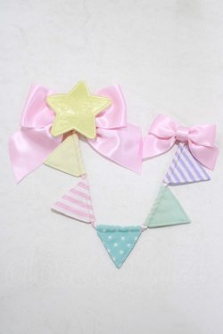 画像1: Angelic Pretty / Happy Garlandミニブローチ  ピンク H-25-10-05-062-AP-AC-NS-ZH